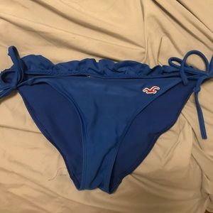 Blue hollister bikini bottoms